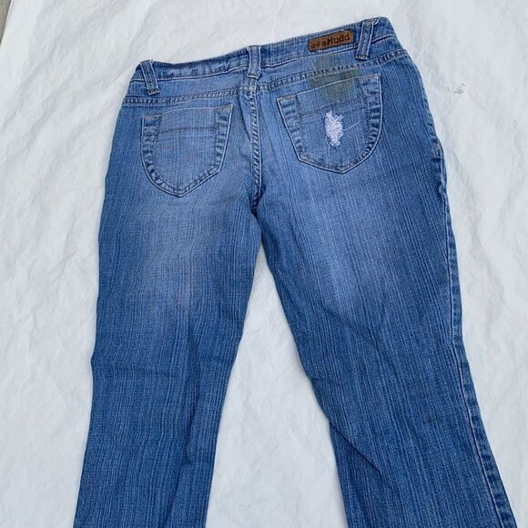 Mudd vintage distressed denim jeans size 5 - Picture 4 of 16